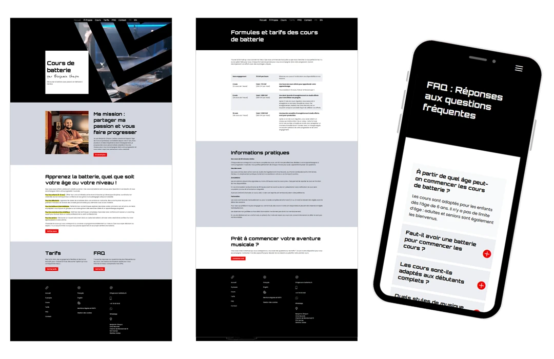 Création de sites web