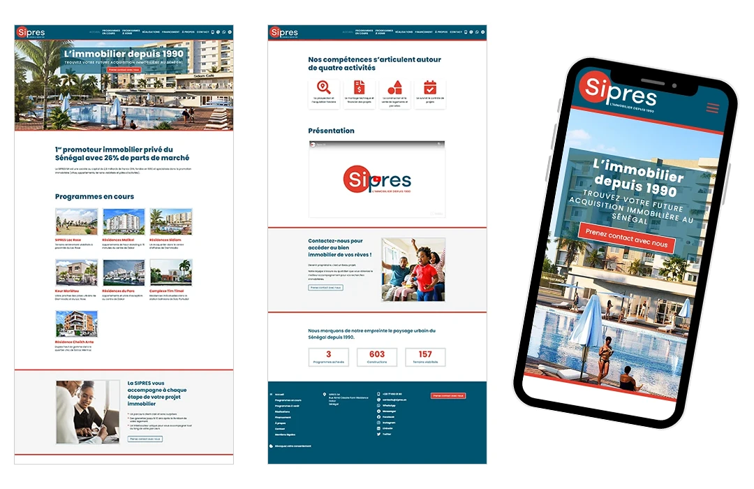 Création de sites web